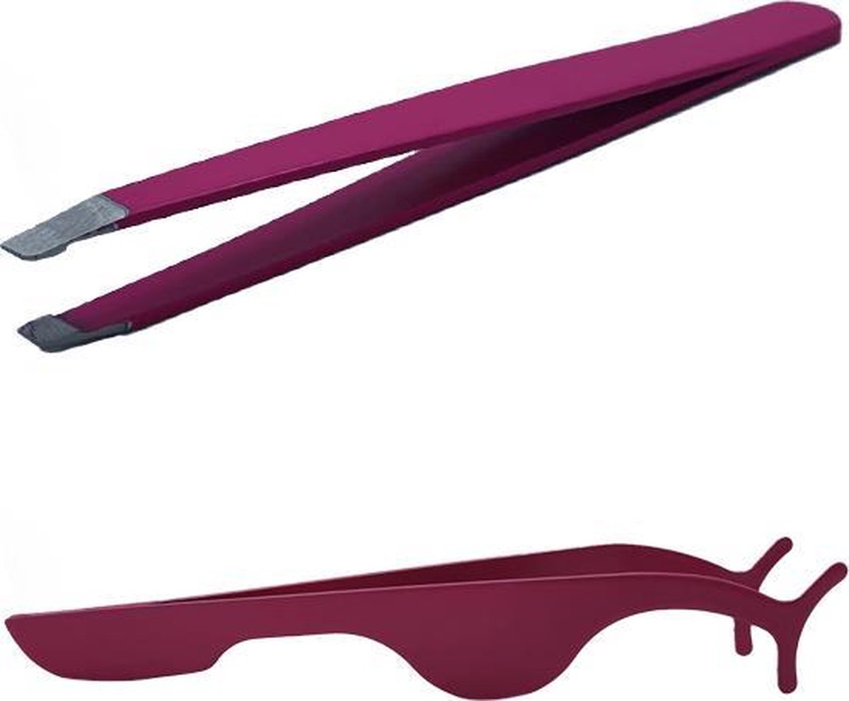 Goedkoopste Pincet Wimperpincet – Pincet Epileer – Stevig metaal – Pincet voor Wimper - Roze - oDaani