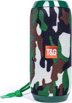 T&G Bluetooth Speaker Mini - FM Radio - Draagbare Party Box - Luidspreker - Camouflage groen