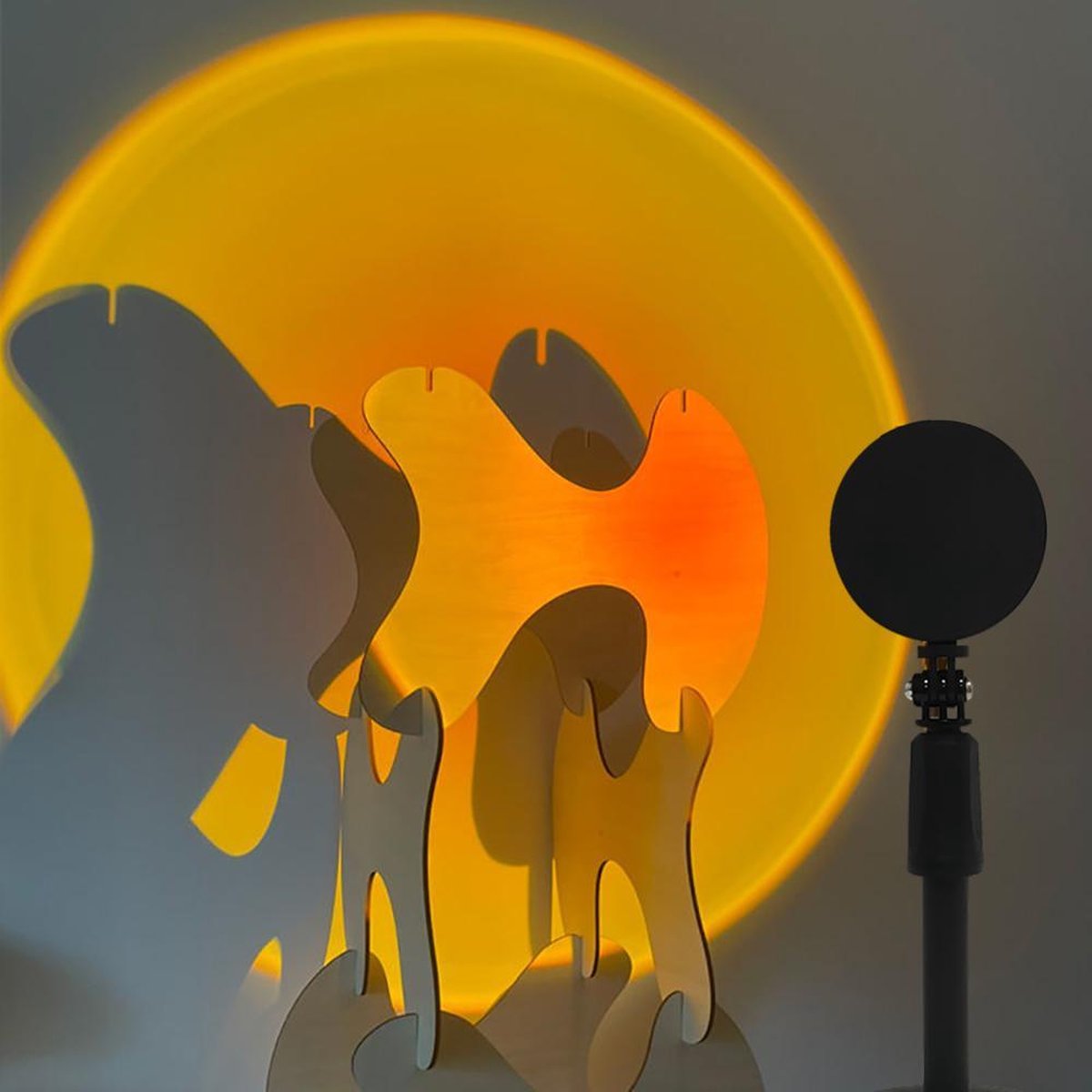 Sunset lamp - Sunset projection lamp - Sfeerverlichting binnen - Zonsondergang lamp - Hoogte verstelbaar - Sunset projector - SUN – foto 7