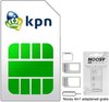 KPN Prepaid | 3in1 Simkaart | €2,50 + €7,50 |Inclusief NOOSY Simkaartadapter| Past in elke telefoon