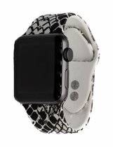 Geschikt Voor Smart Watch Band Met Print -  Slang - 38mm En 40mm - Geschikt Voor Smart Watches