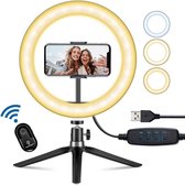 Shutterlight Ringlamp - Ø 26 cm - 90 LED - Witlichten Dimbaar - 36 cm