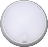 Prilux “Masne SENSOR” Wandlamp LED | 8W - 586lm - 3000K | voor binnen en buiten | met bewegingssensor | kleur grijs