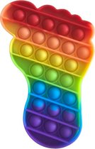 Pop It - fidget - Rainbow Foot