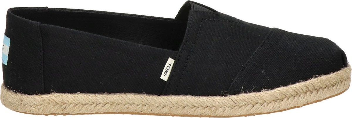TOMS Alpargata Rope Dames Espadrilles - Black - Maat 39