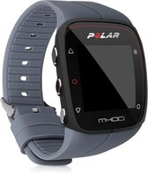 kwmobile bandje compatibel met Polar M400 / M430 - Armband voor fitnesstracker in antraciet - Horlogeband