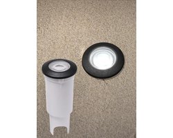 Fumagalli ALDO Grondspot Zwart G9 1.7W Warmwit