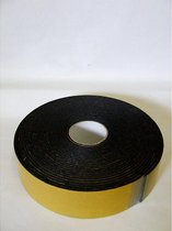 Isowentape afdichtstriprol voor deuren en ramen, brandwerend, zelfklevende flexibele zelfklevende tape D30 ca.7.5cmX0.3cmx1000 cm, Per stuk