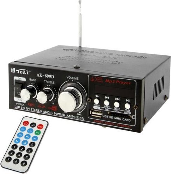 Faites attention au type !! Amplificateur de puissance MP3 Audio stéréo  HiFi avec... | bol.com