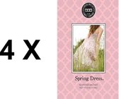Bridgewater 4 x  Geurzakje Spring Dress voodeelverpakking