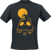 The Nightmare Before Christmas - Jack Skellington Cemetery T-shirt Zwart