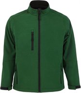 SOLS Heren Relax Soft Shell Jacket (ademend, winddicht en waterbestendig) (Fles groen)