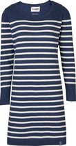 Blueloop Originals Jurk Sassy Friday Dames Denim Navy/wit Mt M