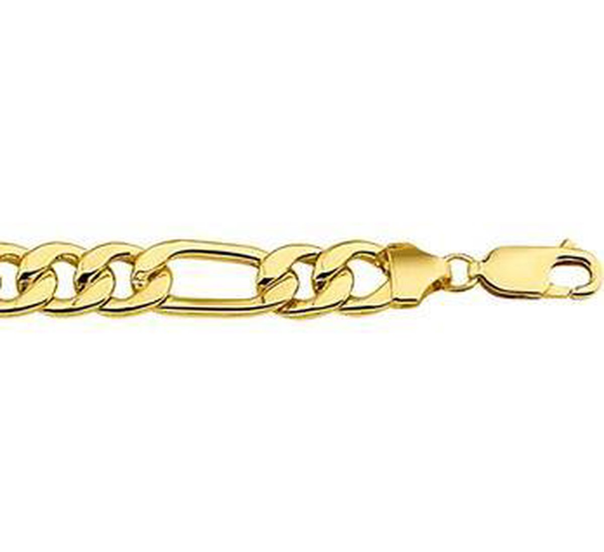 ZilGold 14k gouden armband met daarin een kern van 925 zilver.
