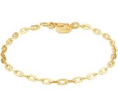 ZilGold 14k gouden armband met daarin een kern van 925 zilver.