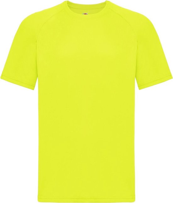 Fruit Of The Loom Heren Prestatie Sportskleding T-shirt (Fel Geel) | bol.com