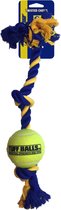 Mini 3-Knot Cotton Rope 30cm with Tuff Ball (4,5 cm)