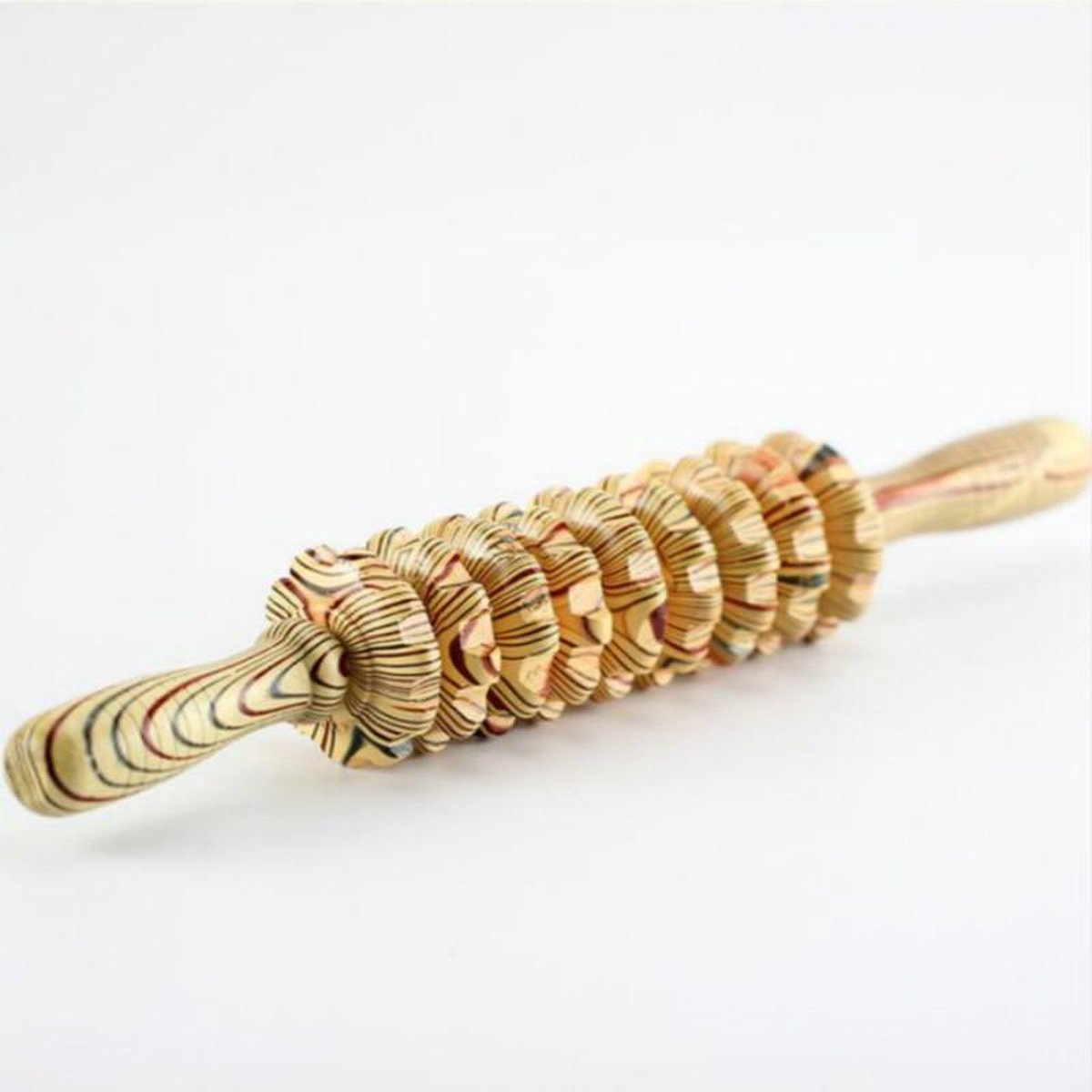 Premium Houten Massage Roller Tool - Bindweefselmassages - afbeelding 3
