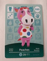 Amiibo animal crossing new horizons origineel Eu Peaches 325 kaart