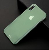 Ultra Dun Backcover Hoesje voor iPhone 12 / 12 Pro - Groen - iPhone 12 hoesje - iPhone 12 Pro hoesje - Dun iPhone hoesje