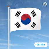 Vlag Zuid Korea 120x180cm