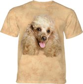 T-shirt Happy Poodle Portrait L