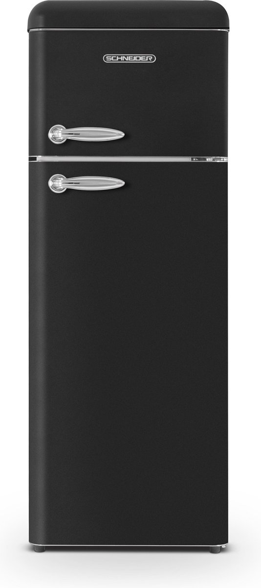 Schneider SCDD208VB - Koelkast 2 deuren - Black Matt