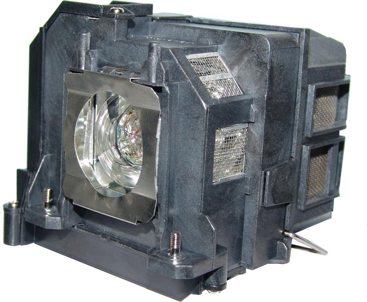 Beamerlamp geschikt voor de EPSON H481C beamer, lamp code ELPLP71 / V13H010L71. Bevat originele P-VIP lamp, prestaties gelijk aan origineel.