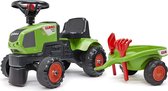 Falk - Claas - Speelgoed tractor met aanhanger - Groene tractor voor kinderen