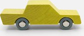 waytoplay voiture en bois aller-retour - jaune (bois de couleur jaune)