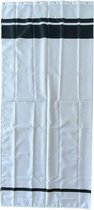 3BMT Douchegordijn 180 x 200 cm - met ringen - met strak design