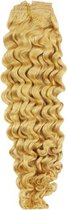 Remy Human Hair extensions curly 18 - blond 613#