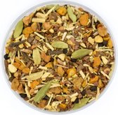 Kurkuma Chai Bio - Losse Thee - Pittig, kruidig en frisse thee - 125 gram Amberpot