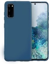 Samsung Galaxy S20 hoesje – Blauw – Siliconen
