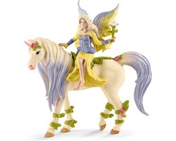 foto van schleich BAYALA - Sera met bloemeneenhoorn - Speelfiguur - Kinderspeelgoed voor Jongens en Meisjes - 5 tot 12 jaar - 70565