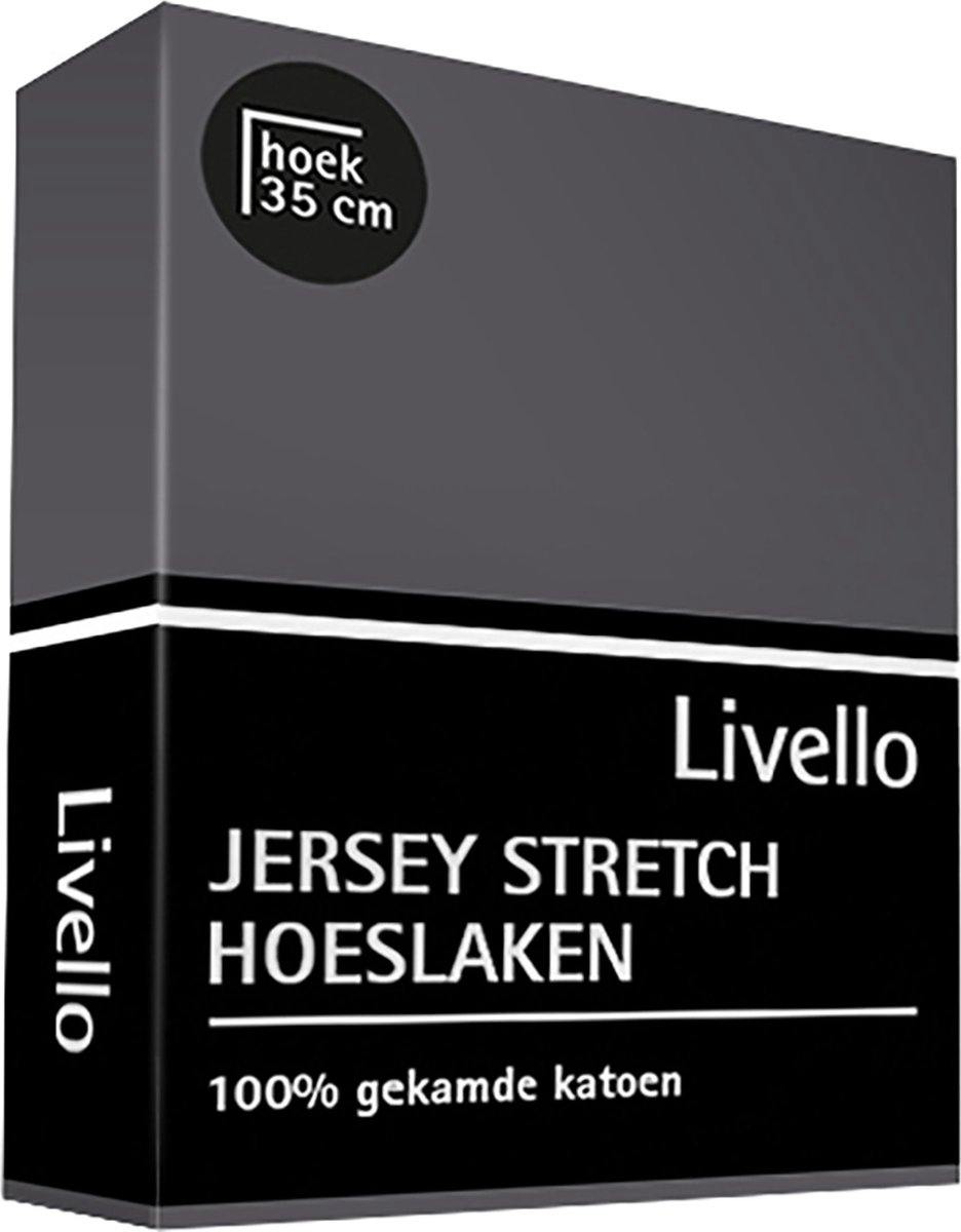 Livello Hoeslaken Jersey Dark Grey 90x200