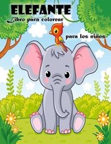 Libro para colorear de elefantes para ninos de 3 a 6 anos