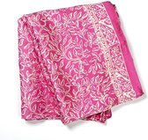 Zijde Batik Sarong Roze -115 * 175 cm