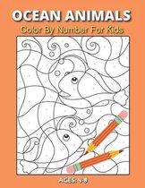 Ocean Animals Color By Number For Kids Ages