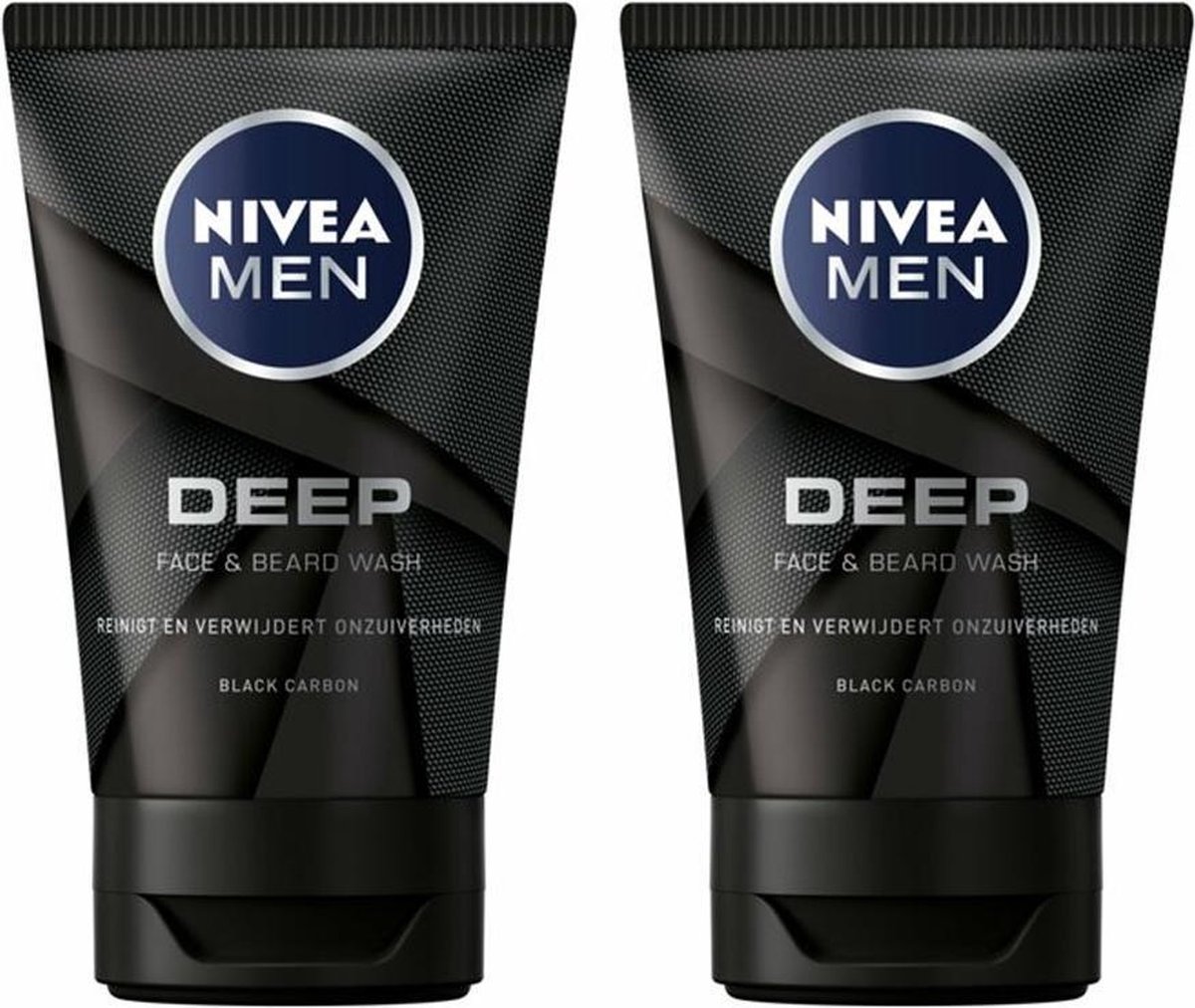 Nivea Men Deep Gezichtsreinigingsmiddel Multi Pack - 2 x 100 ml
