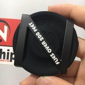 Bovadi® Zipchip Zwart Mini Frisbee 6,8 cm