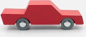 waytoplay voiture en bois aller-retour - rouge (bois de couleur rouge)