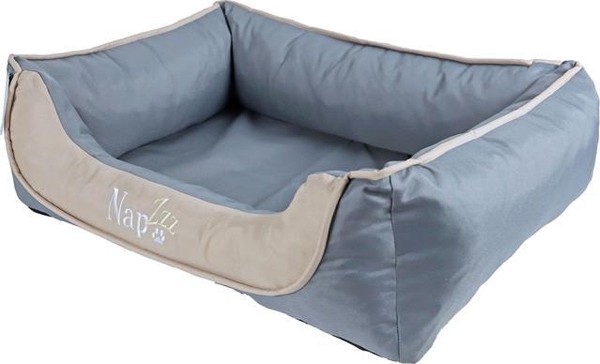 NapZZZ hondenmand waterproof Divan Grijs/Beige 80 x 60 cm