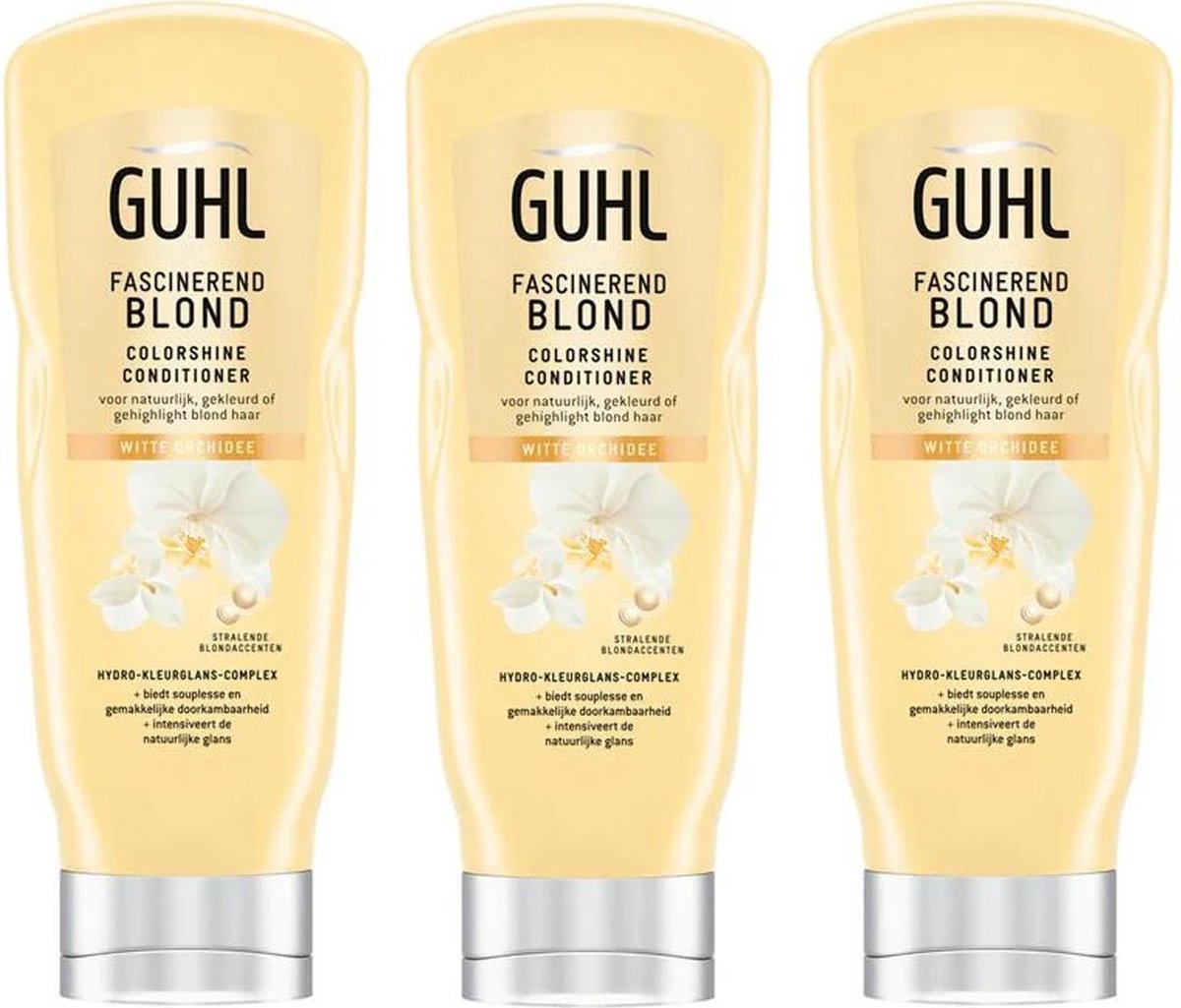 Guhl Fascinerend Blond Colorshine Conditioner Multi Pack - 3 x 200 ml
