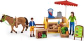 Schleich Farm World - Mobiele farmstand - Speelfigurenset - Kinderspeelgoed voor Jongens en Meisjes - 3 tot 8 jaar - 27 Onderdelen
