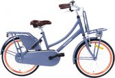 Nogan Vintage N3 - Transportfiets - Meisjesfiets - 22 inch - 3 versnellingen - Mat Blauw