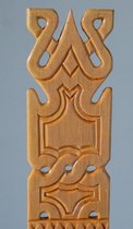 Houten afro kam