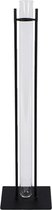 Gifts Amsterdam Vaas Tube 12 X 9 X 35 Cm Staal/glas Zwart