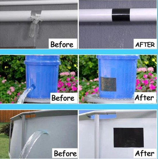 ATG® Waterdicht Reparatie Kleefband 10cm x 150cm Supersterk Afdichting