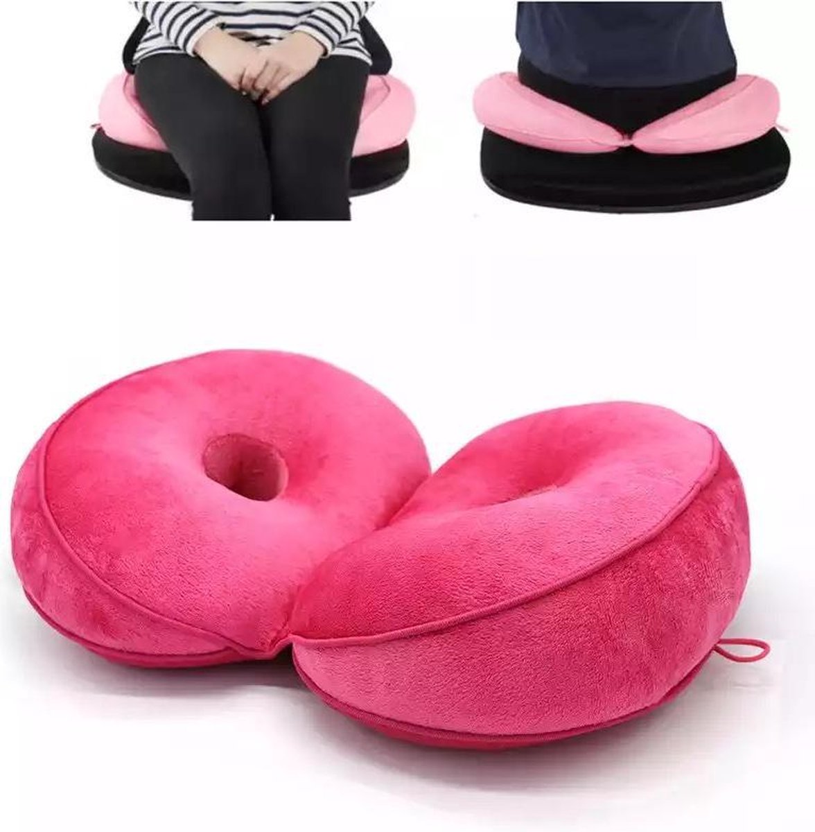 Coussin Coccyx En Mousse Mémoire épaisse – Soulagement Douleurs Dos, Sciatique, Hanches